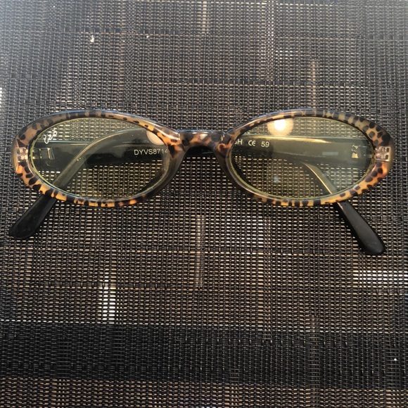 ?Leopard Giorgio Armani glasses. Yellow lenses. main image 4